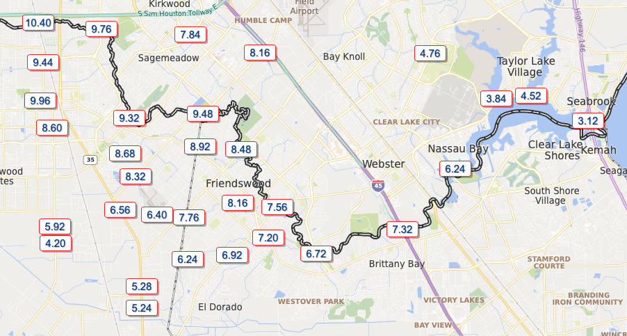 24 Hour Rainfall Amounts
